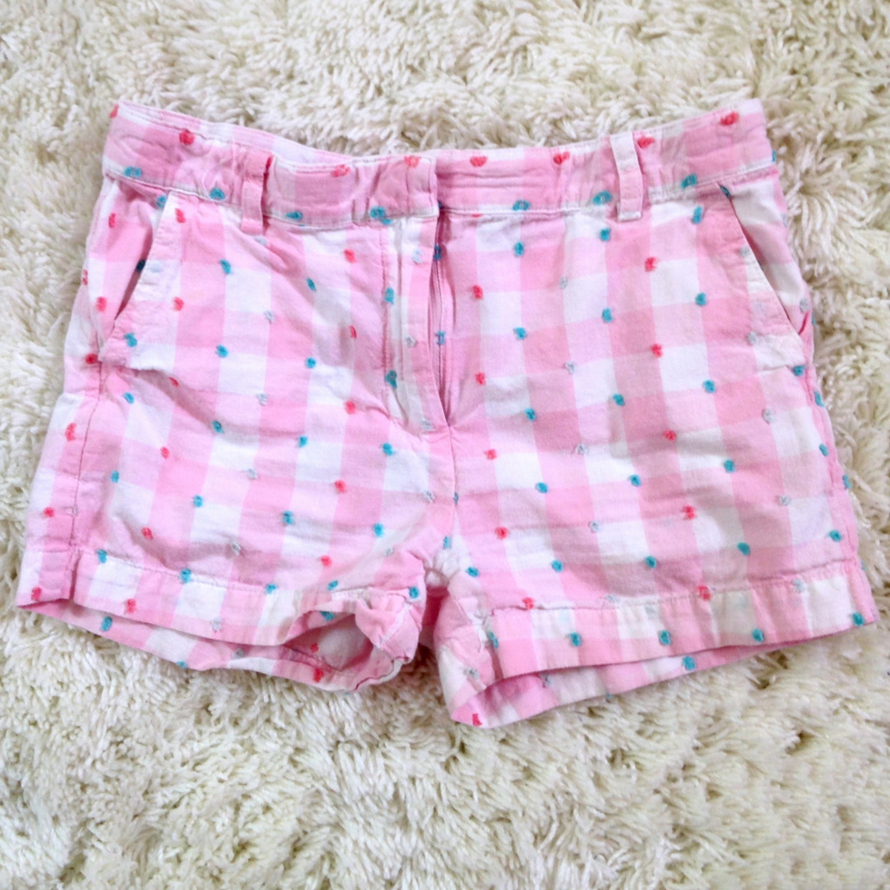 EGG BY SUSAN LAZAR Pink & White Shorts 8(Girls)